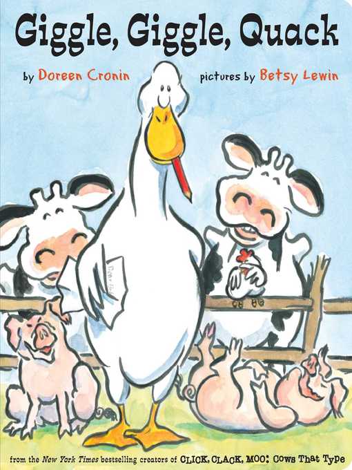 Title details for Giggle, Giggle, Quack by Doreen Cronin - Available